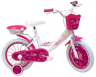 Bici Bimba Lolli Girl 16" porta bambola e cestino